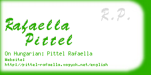 rafaella pittel business card